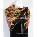 Turkish 2015 Fashionable Twill Style Large Square Silk Scarf Manufacturing